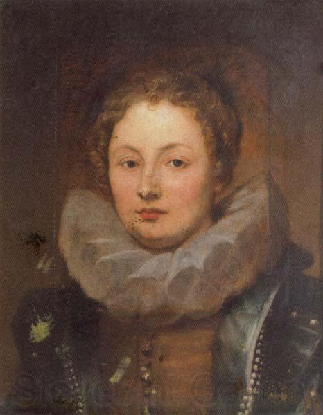 Anthony Van Dyck Portrait of a Noblewoman France oil painting art